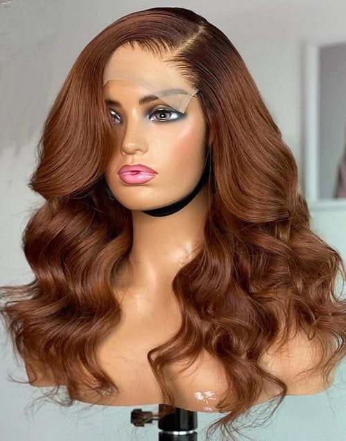 Real Human Straight Hair Wig Head Cover