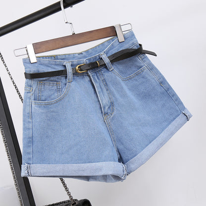 High Waist Women Jeans Denim Shorts Pockets Casual Short Jeans Cotton Slim Feminino Clothing Pants