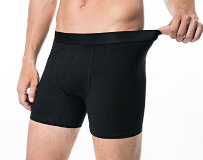 2 Pcs Boxer Brief L Black A387-003