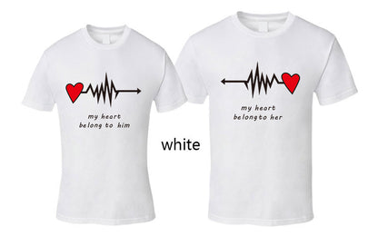 Couple cotton T-shirt