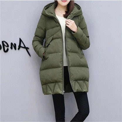 Korean Winter Large Size Loose Hooded Cotton Jacket Jacket