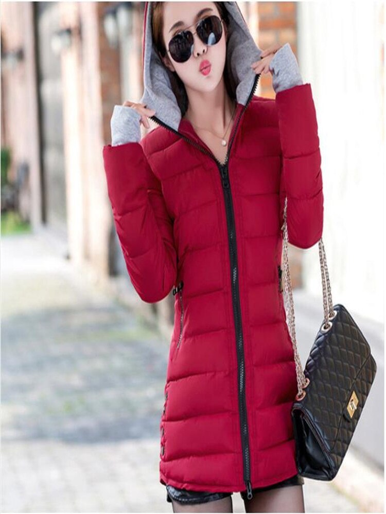 Down Padded Jacket Padded Hooded Gloves Padded Jacket Winter Coat Padded Jacket