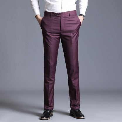 Casual straight suit pants