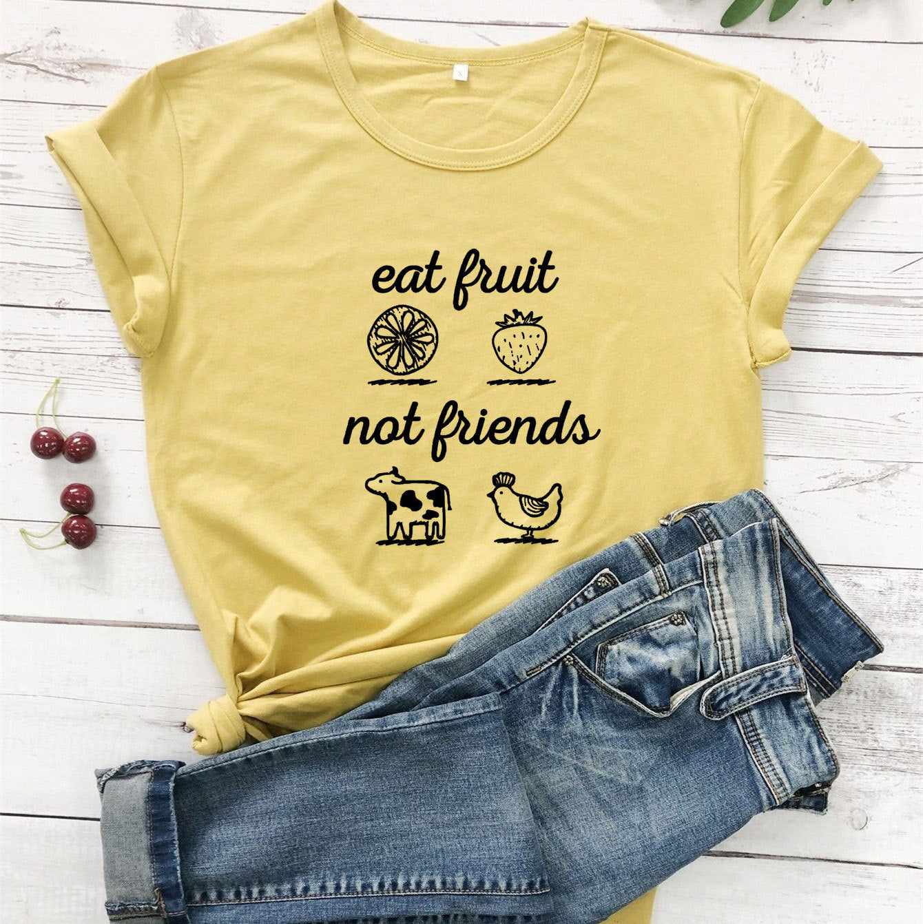 Cotton girl print T-shirt