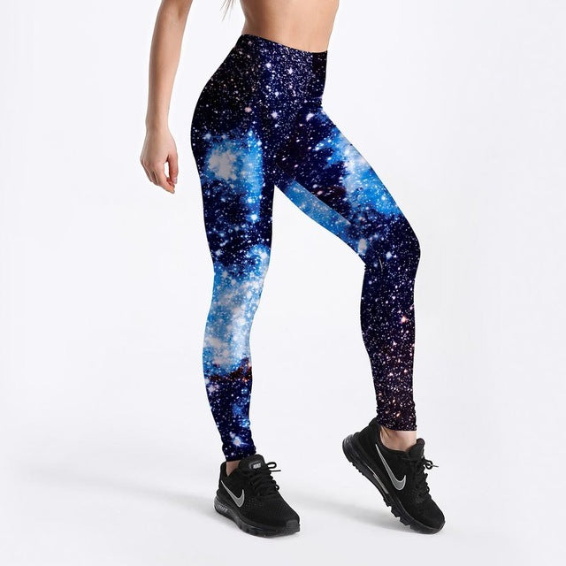 European And American Skull Digital Print Leggings