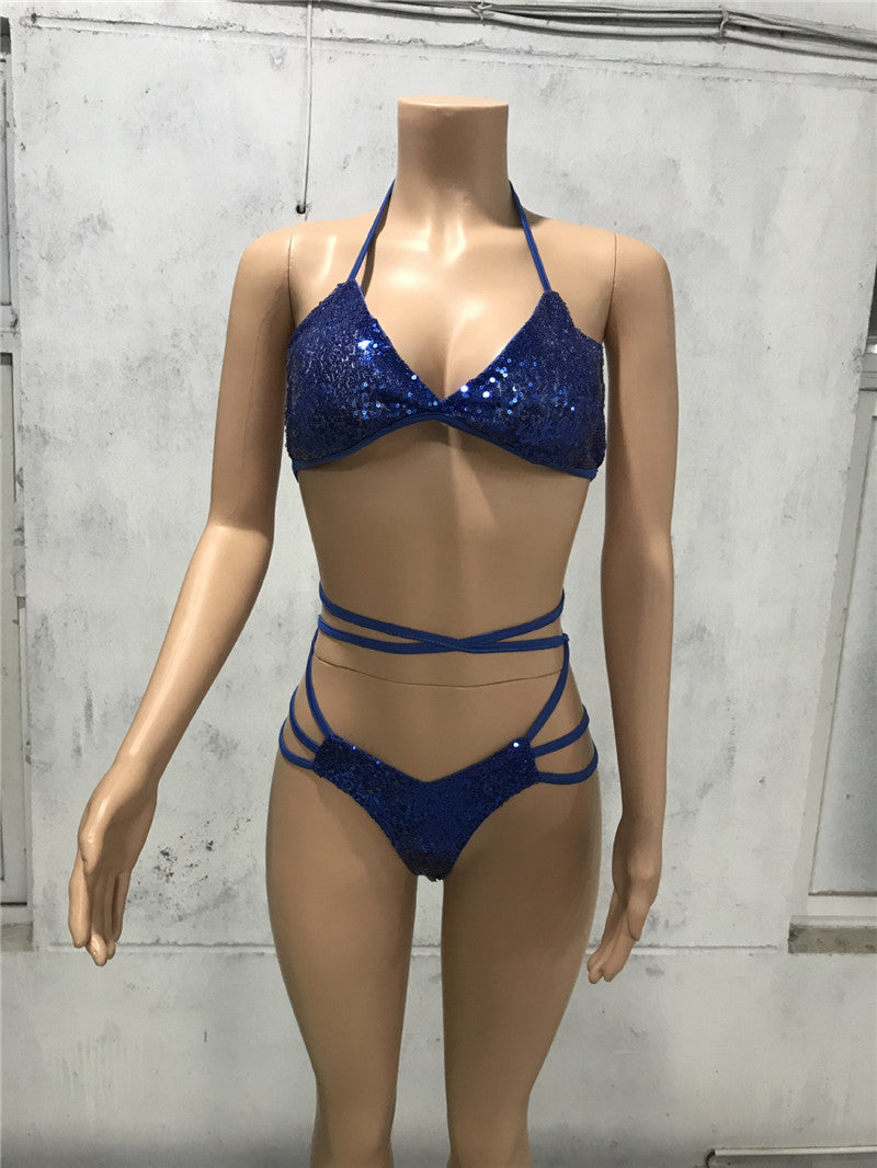 Split Swimsuit European and American Sexy Three-point Swimsuit