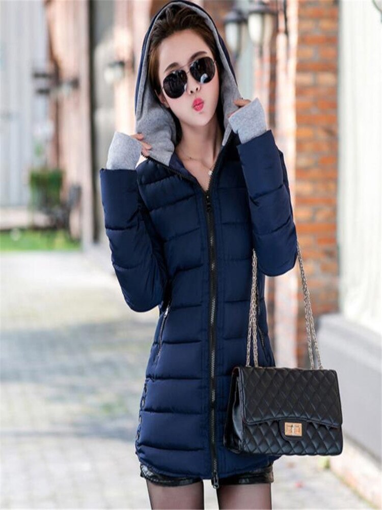 Down Padded Jacket Padded Hooded Gloves Padded Jacket Winter Coat Padded Jacket