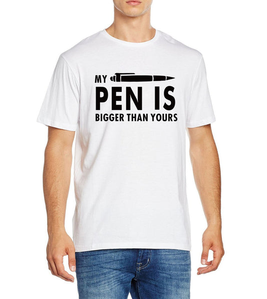 men's new PENIS personality letter printing cotton round neck men's short-sleeved T-shirt