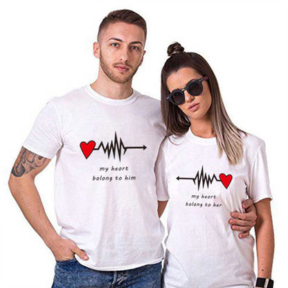 Couple cotton T-shirt