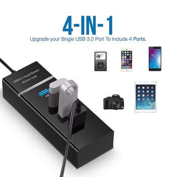 4 In 1 2.0 3.0 USB HUB Splitter High Speed Multi Splitter USB Adapter Expander Cable For Desktop PC Laptop Adapter USB HUB