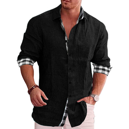 European And American Casual Men's casual shirt