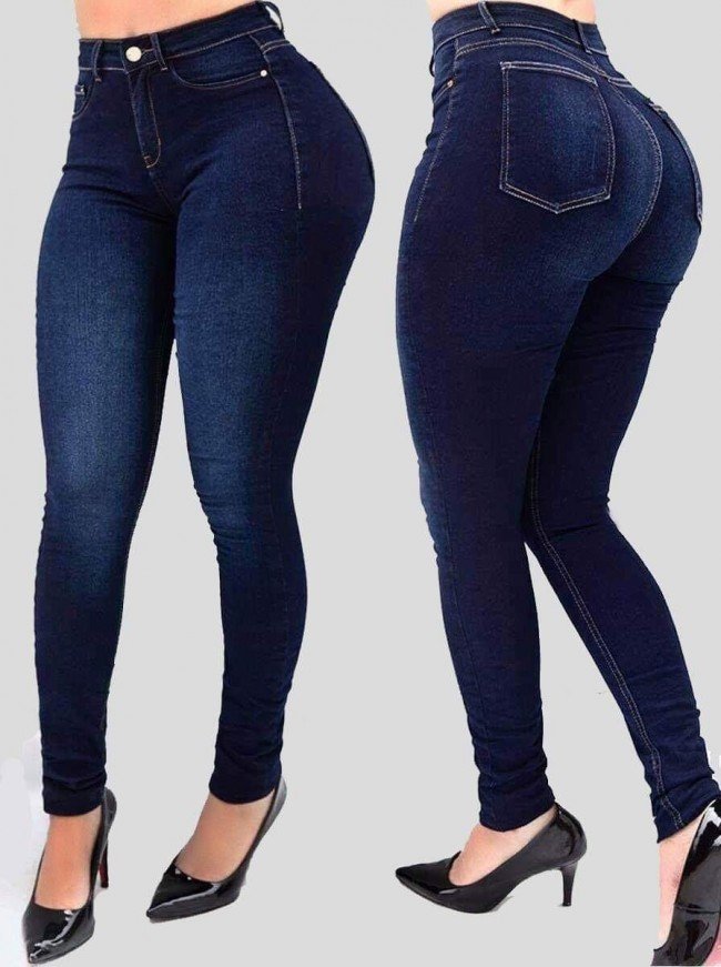 High waist elastic slim Leggings