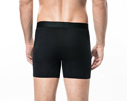 2 Pcs Boxer Brief L Black A387-003