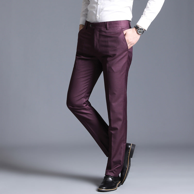 Casual straight suit pants