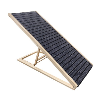 Dog Bed Ramp, Extra Wide For Excellent Traction, Pet Ramp For Small Dogs To Get On The Sofa Car