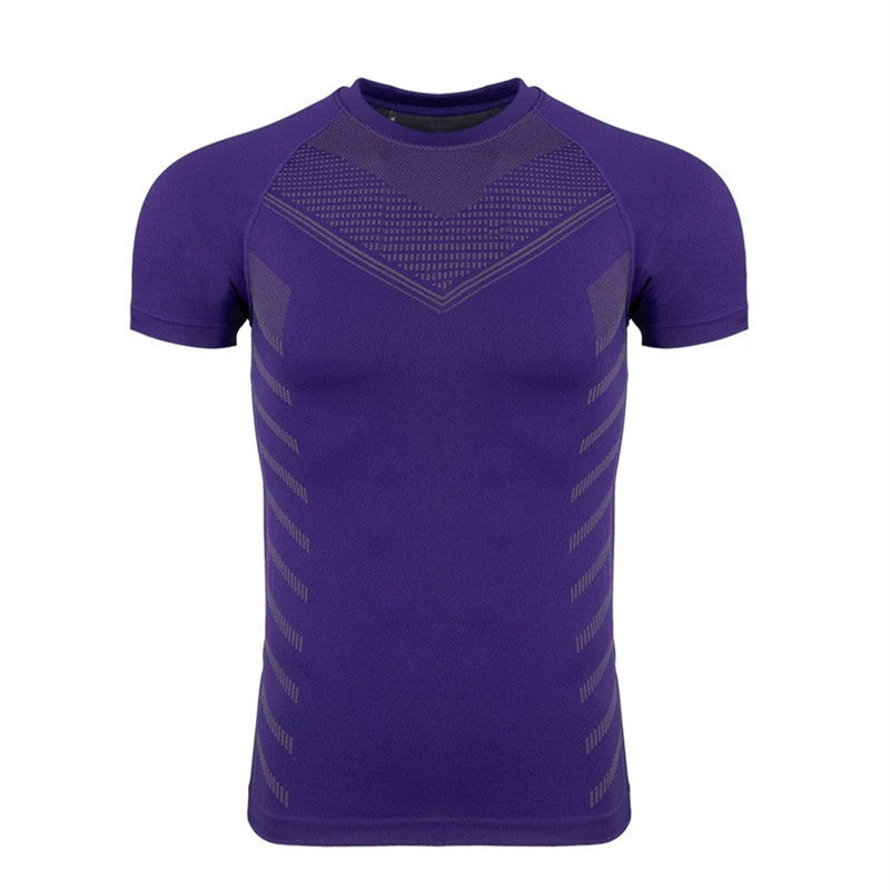 Tight Sports Fitness Summer Small Round Neck Short Sleeve