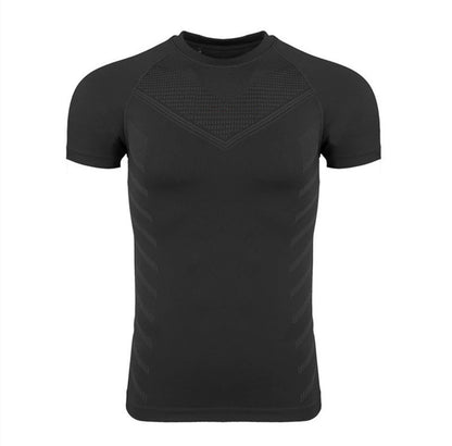 Tight Sports Fitness Summer Small Round Neck Short Sleeve