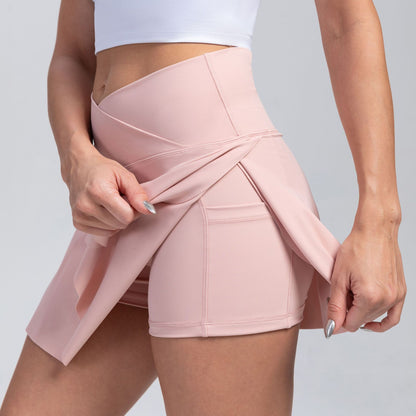 Jupes de sport, shorts de yoga, jupes de tennis, vêtements de fitness, vêtements de yoga taille haute d'extérieur pour femmes