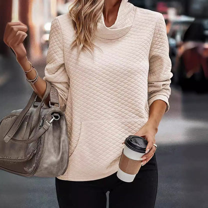 Autumn And Winter New High Neck Sweater Casual Top