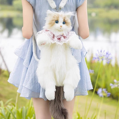 Women's Cute Ragdoll Backpack Plush Doll