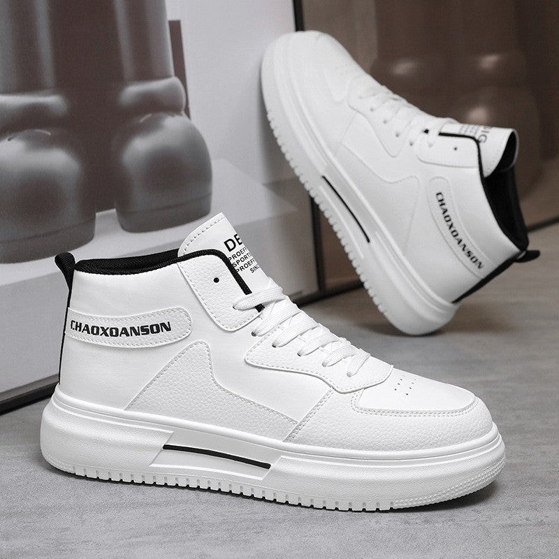 Autumn New Casual Versatile Breathable White Shoes For Men