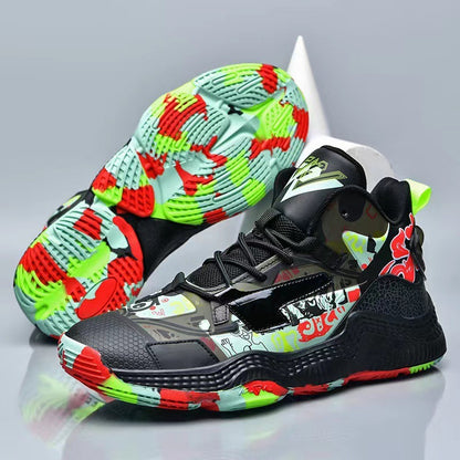 New High Top Fashion Casual Sports Men's Basketball Shoes