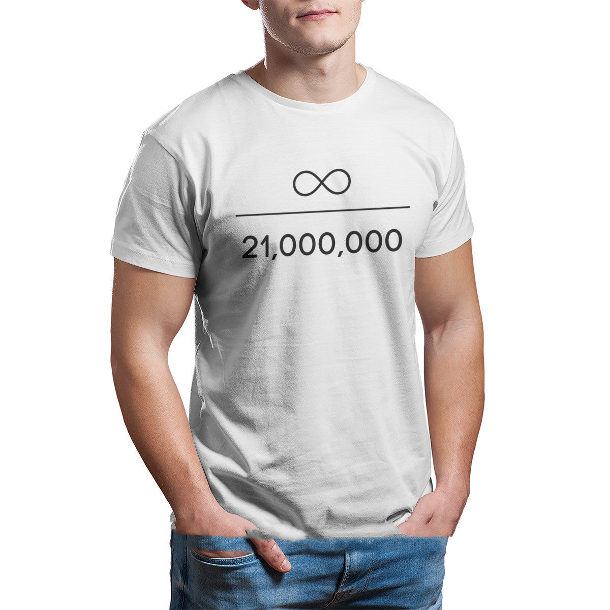 Infinity Divided By Million Unique TShirt Bitcoin